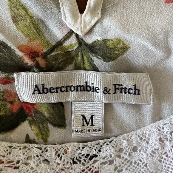 Y2K Vintage Abercrombie & Fitch Women's Medium Shirt Cami Babydoll Fairy Sheer - Picture 7 of 12